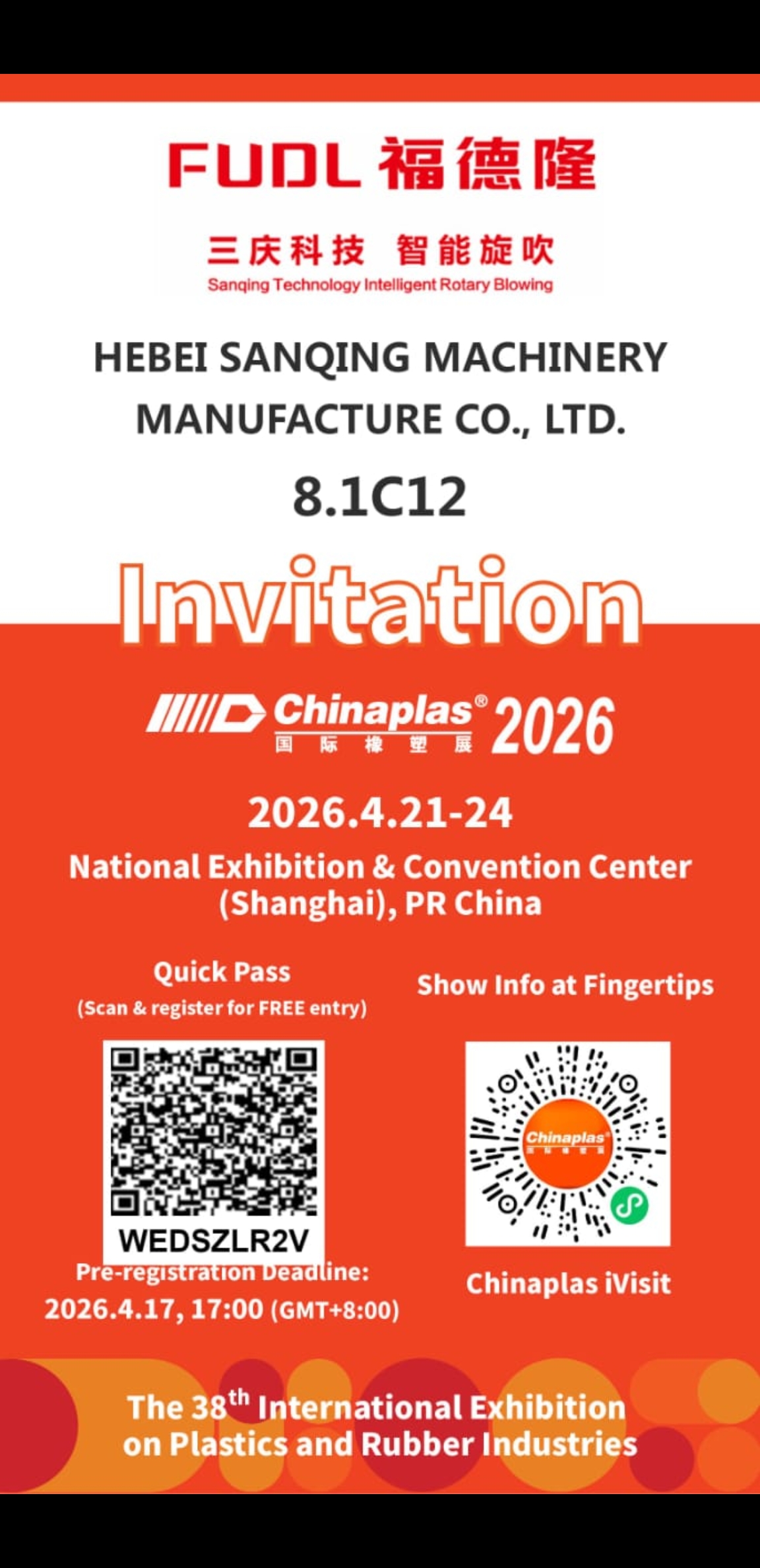 Chinaplas 2026...