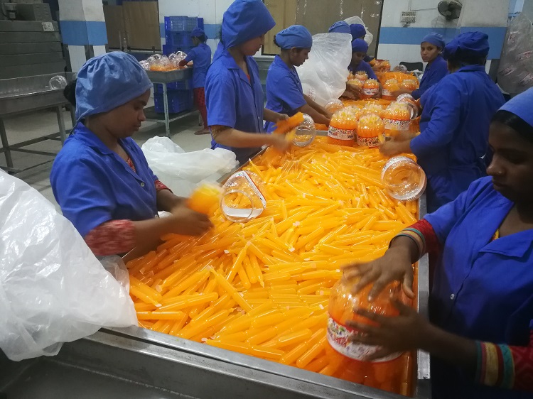 ice lolly production factory