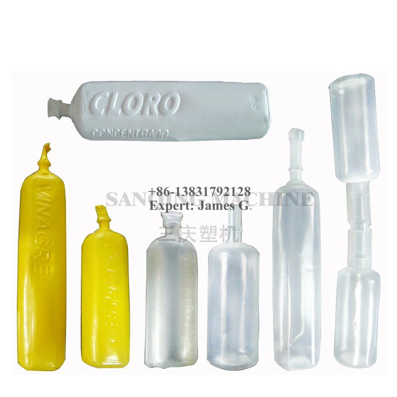 Maquina de sopladora por potecitos de plastico Cloro Vinagre Champu