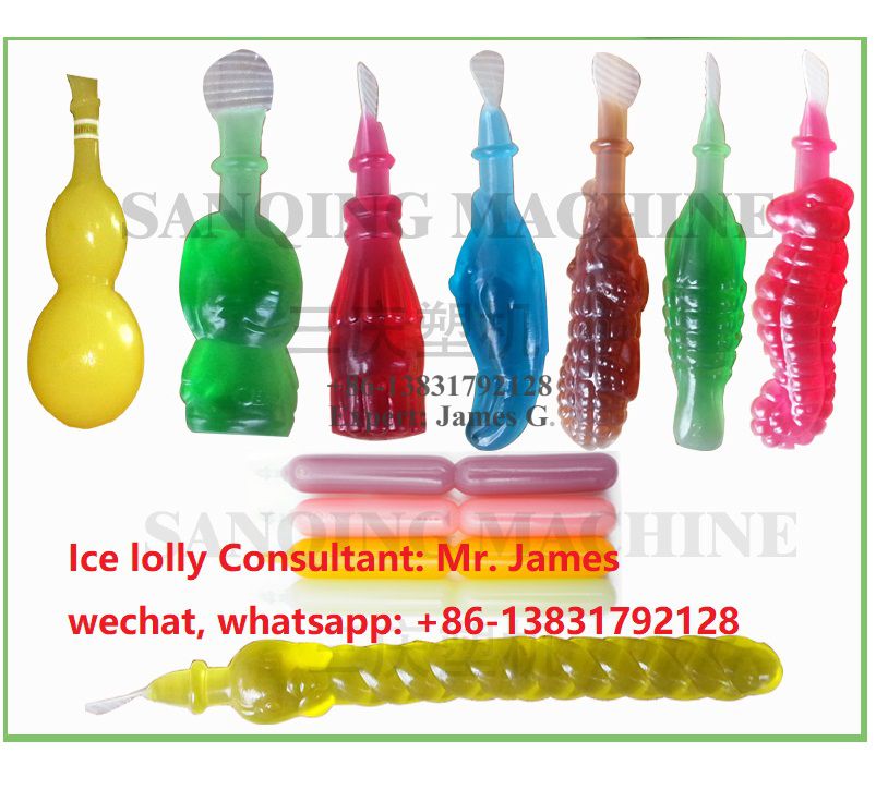 automatic ice lolly pop tubes 6 molds blowing machine price