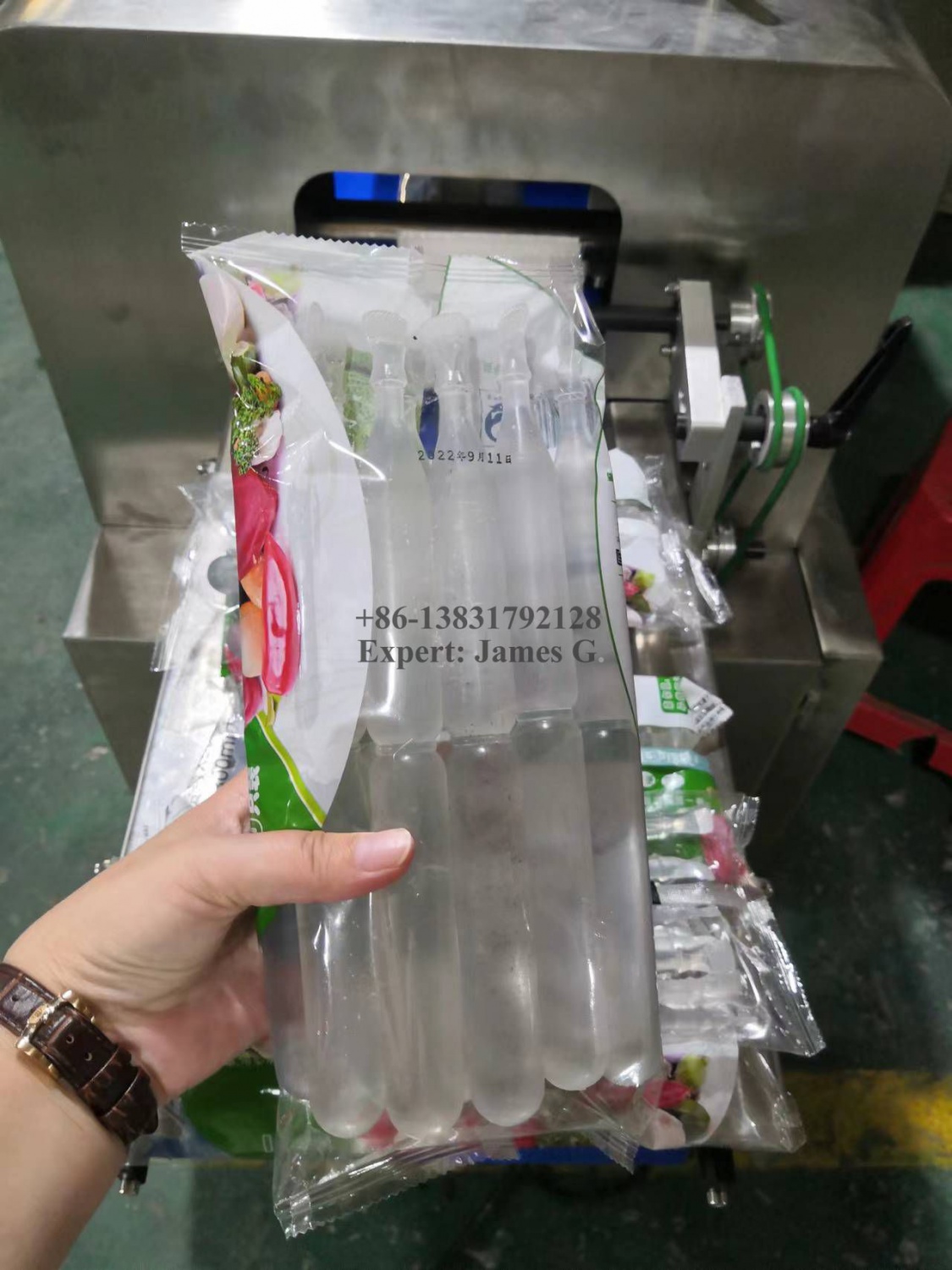 Ice lolly packing machine-1 to 10 pieces per bag