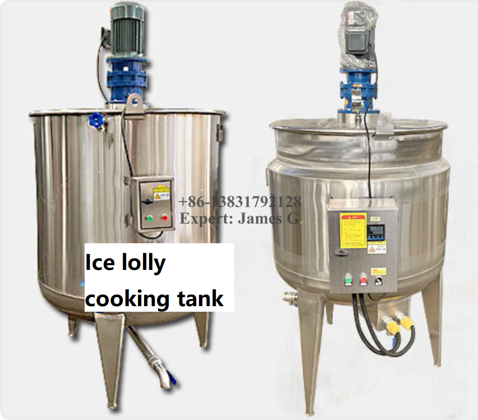Ice lolly Juice Cooking tank Storage tank
