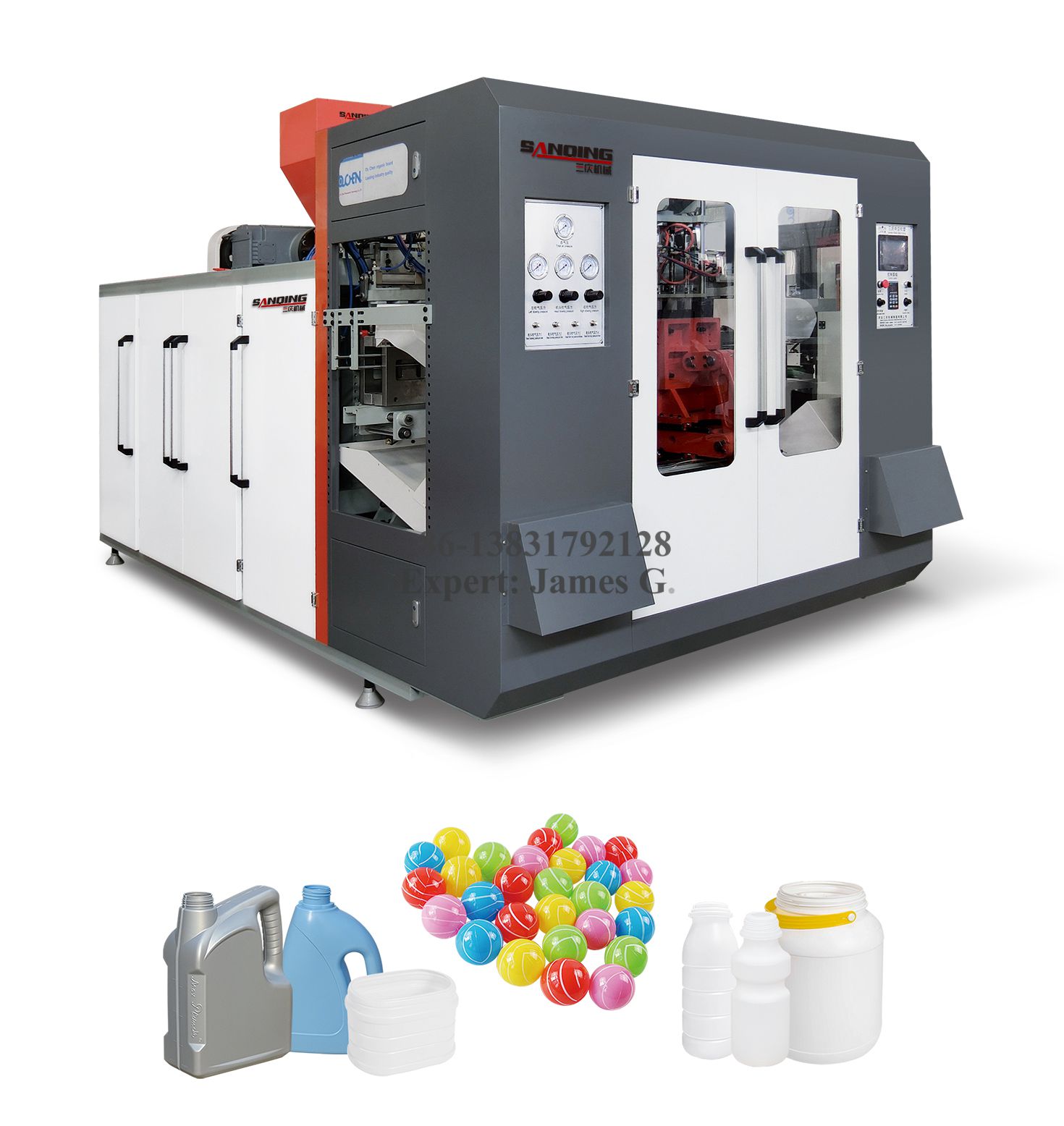 2L Double Cavities Double Stations Blow Molding Machine Price