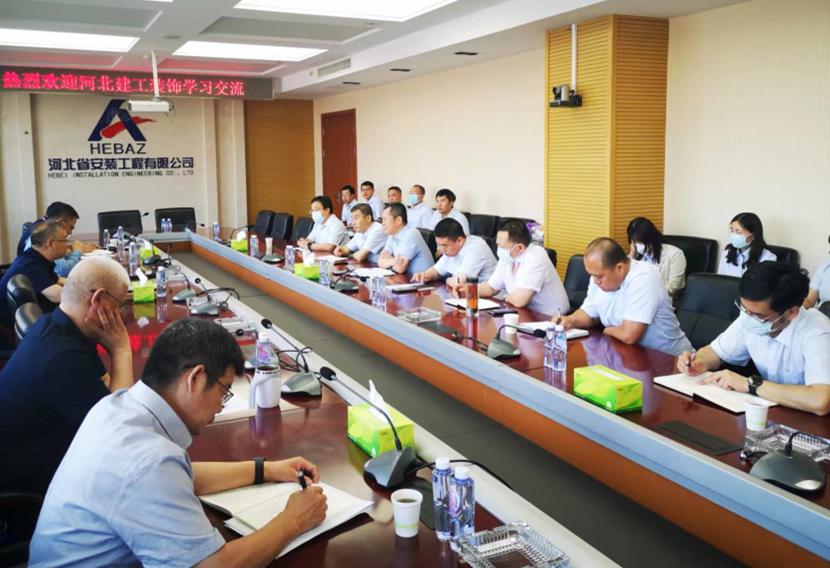 亚搏yabo(中国)装饰公司赴安装公司开展对标交流