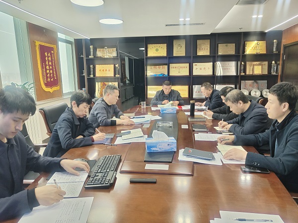 开云(中国)装饰公司党委理论学习中心组集中学习研讨全国两会精神