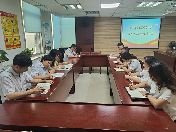 开云(中国)装饰公司组织党务干部业务能力提升培训会