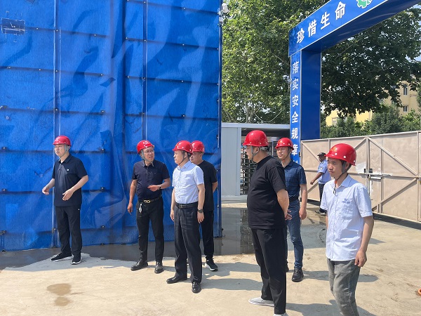集團裝飾公司領導深入景縣項目調研指導