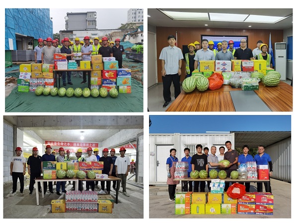 集團裝飾公司工會圓滿完成“夏日送清涼·防暑保安康”慰問活動