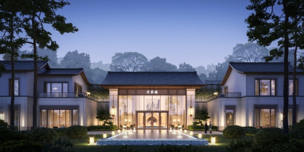 易縣易水灣項目玻璃幕牆工程