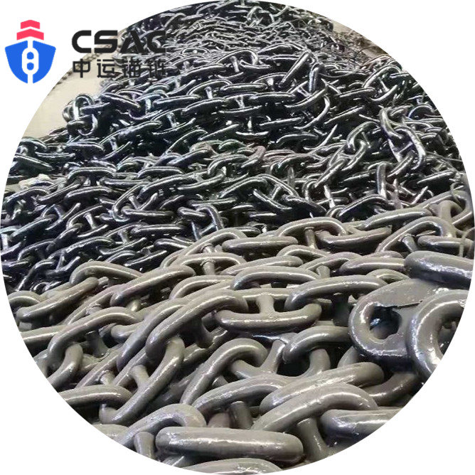 Black Painted  Anchor Chain  Cable With LR BV CCS - China Shipping Anchor Chain