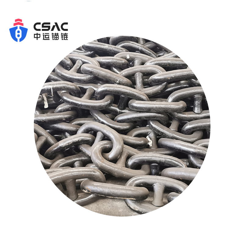 Guangzhou Black Bitument Anchor Chain  Cable Supplier- China Shipping Anchor Chain