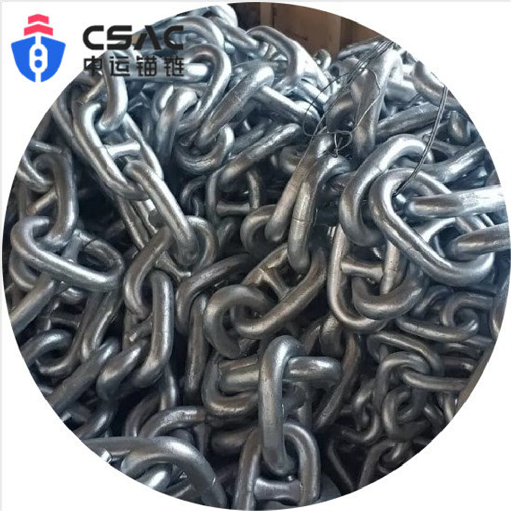 Zhoushan 81mm Studlink Anchor Chain Stock