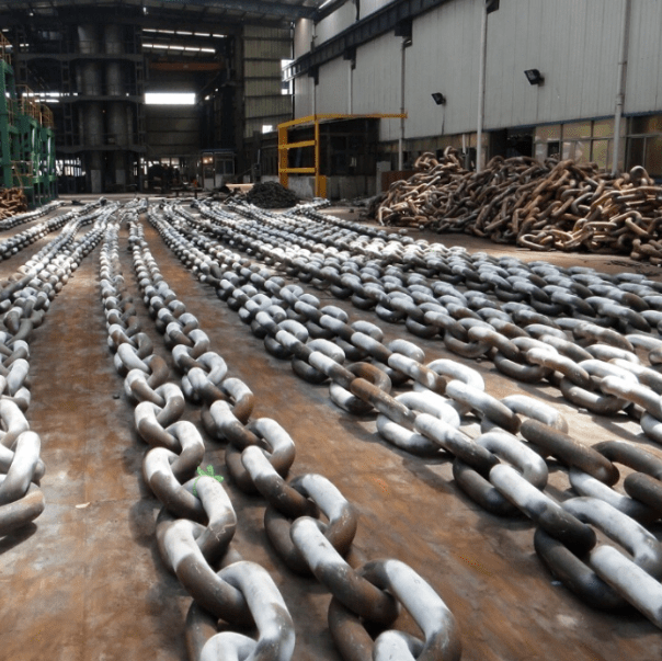  R3  R4  76mm Mooring Chain for Offshore wind power 
