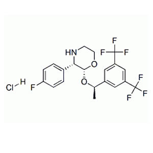 （2R,3S）-2-[（1R）-1-[3,5-双（三氟甲基）苯基]乙氧基]-3-（4-氟苯基）-吗啉盐酸盐