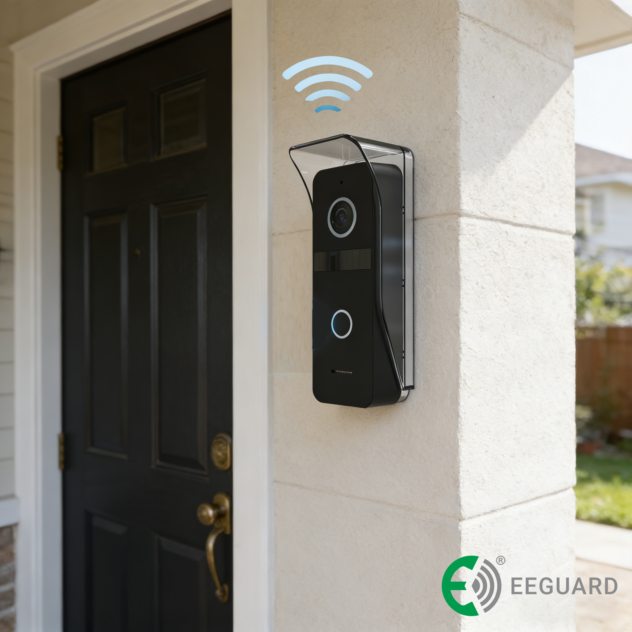 EEGUARD Wireless Video Doorbell: Redefining Entryway Security with Standalone Convenience