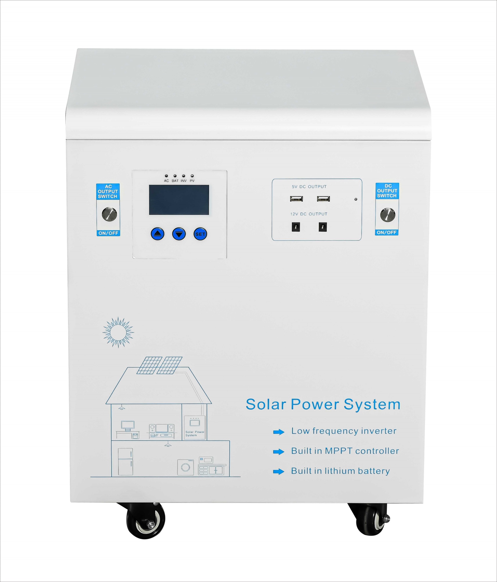 1500W/3000W/6000W Portable Solar Storage System