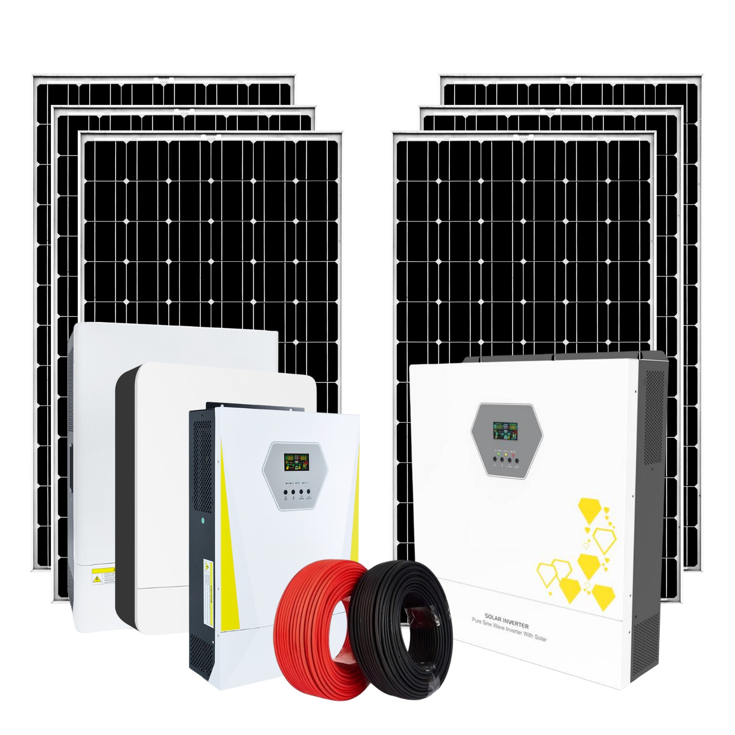 5-20KW Off-Grid Lithium Battery Solar Power System
