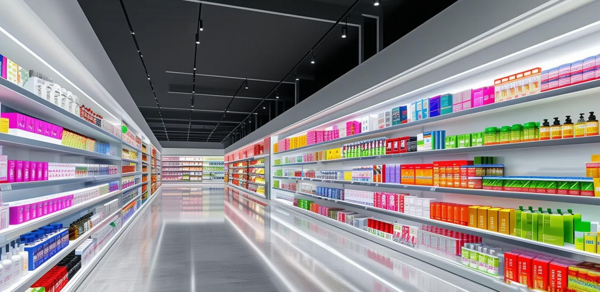 retail convenience store shelves