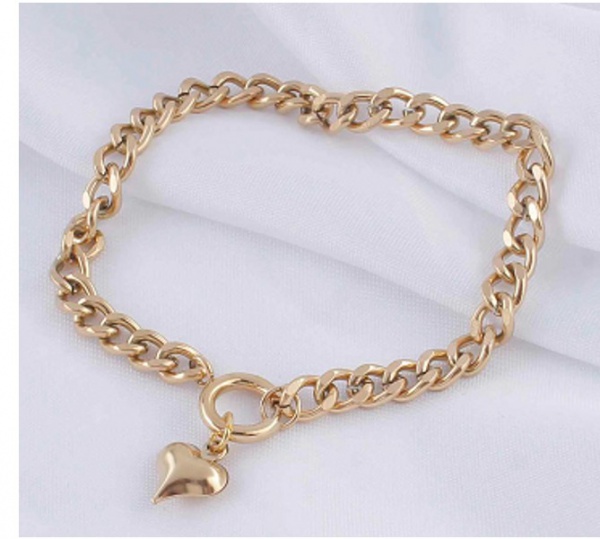 SN2201154 Ladia Jewelry Gold Plated Stainless Steel Bracelet
