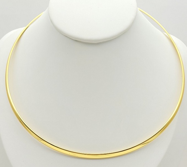 JNB200918709 Ladia Jewelry No Stone 18K Gold Plated Wholesale Necklace