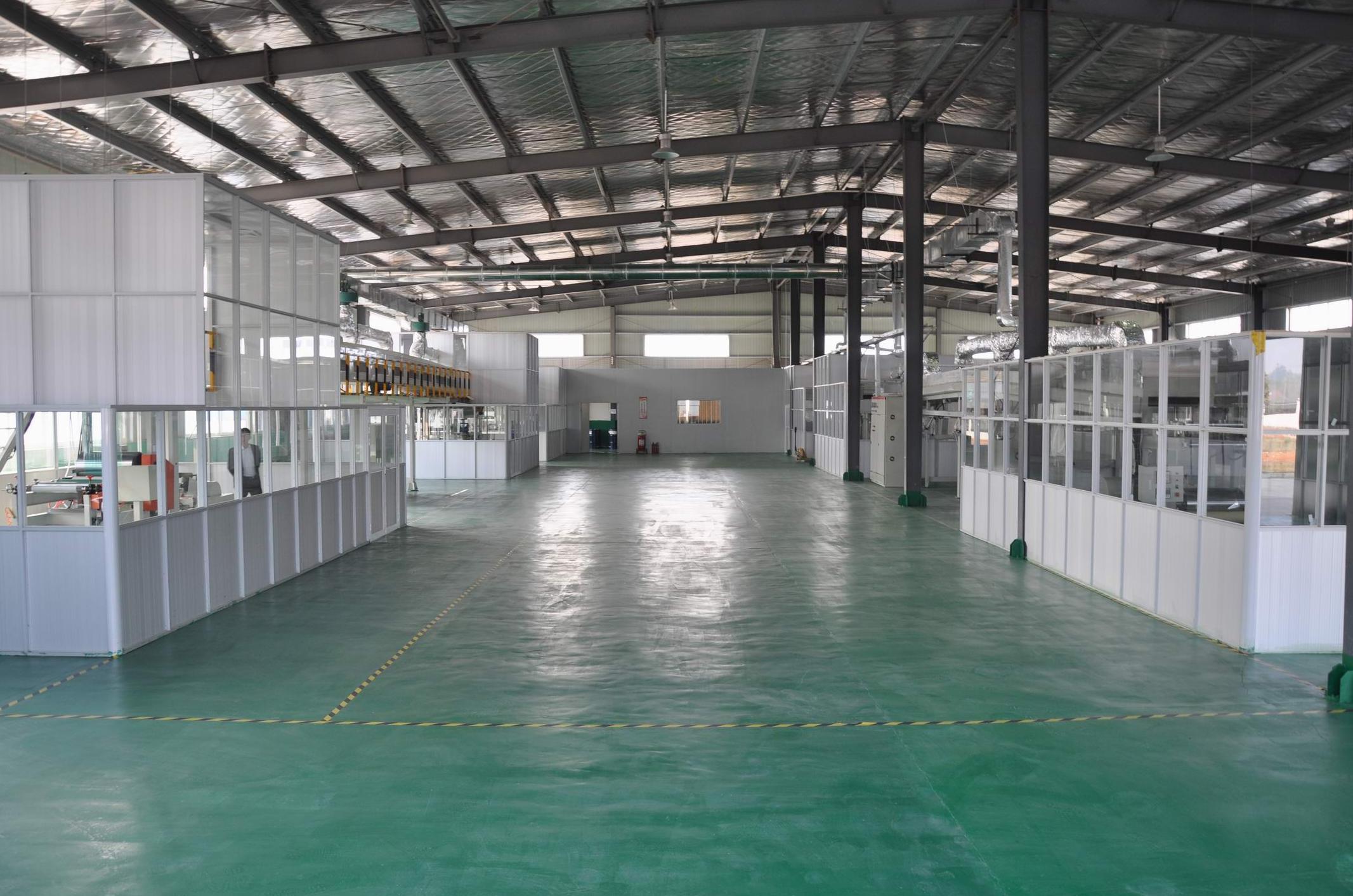 High temperature tape coating line