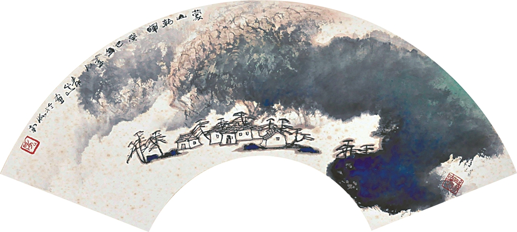 48  庞泰嵩  蒙山朝晖