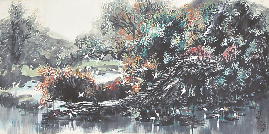 54  王维宝  秋山图