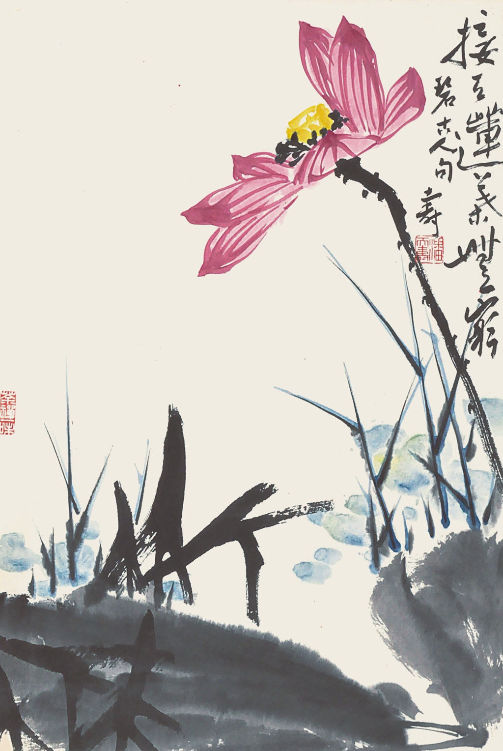 110  潘天寿  莲花
