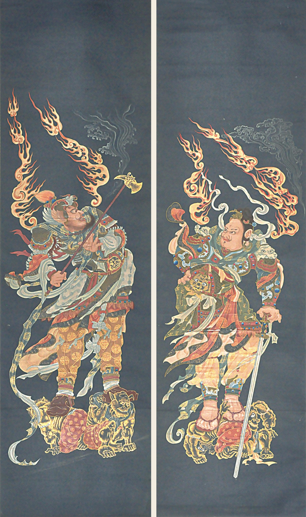 124  佚名  天王像