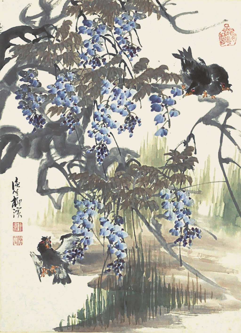 128  柳渔笙  花鸟