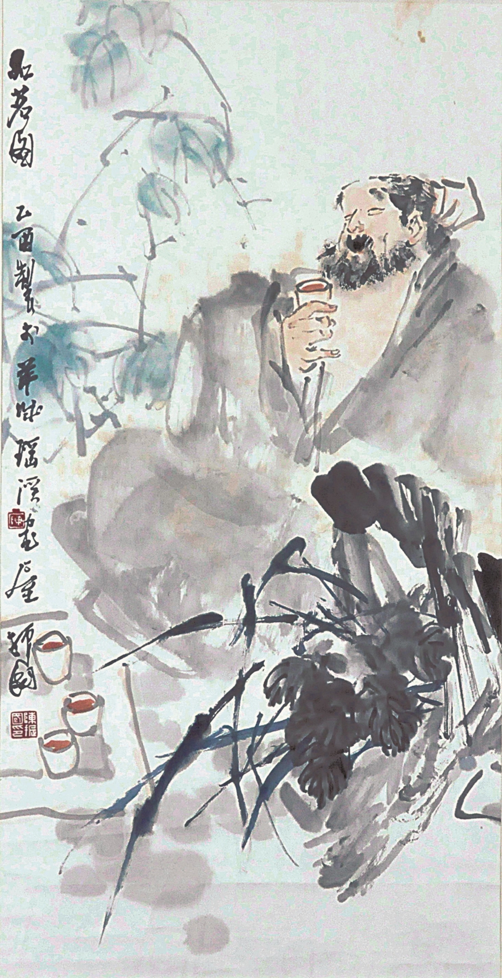 152  陈振国  品茗图