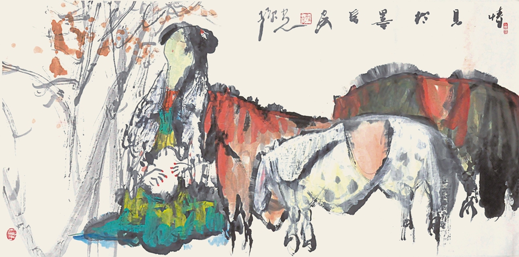 226  孙光  唐人仕女图