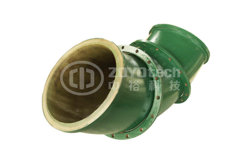 钢衬聚氨酯弯管Polyurethane Lined Elbow