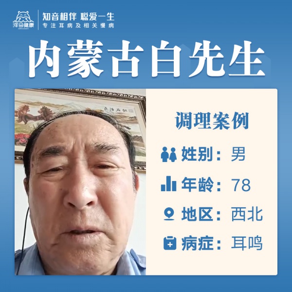 白先生3875455耳朵听不见，听力下降五年，从小听力不好，听不着，腰酸背痛