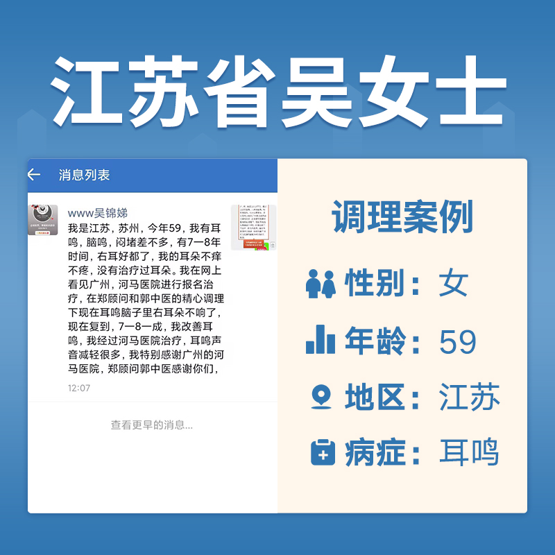 吴锦娣4039979耳鸣、脑鸣、闷堵有7-8年的时间