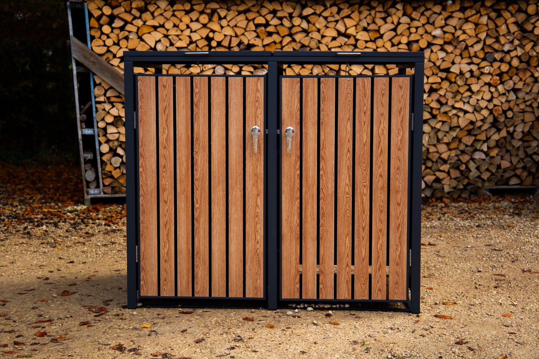 Waste Bin stainless Steel garden Trash Bin garbage can house garbage can cladding storage box wheelie bin
