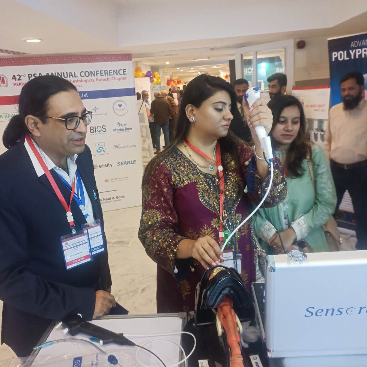 Sensorendo en el Congreso Anual de Anestesia de Pakistán 2024