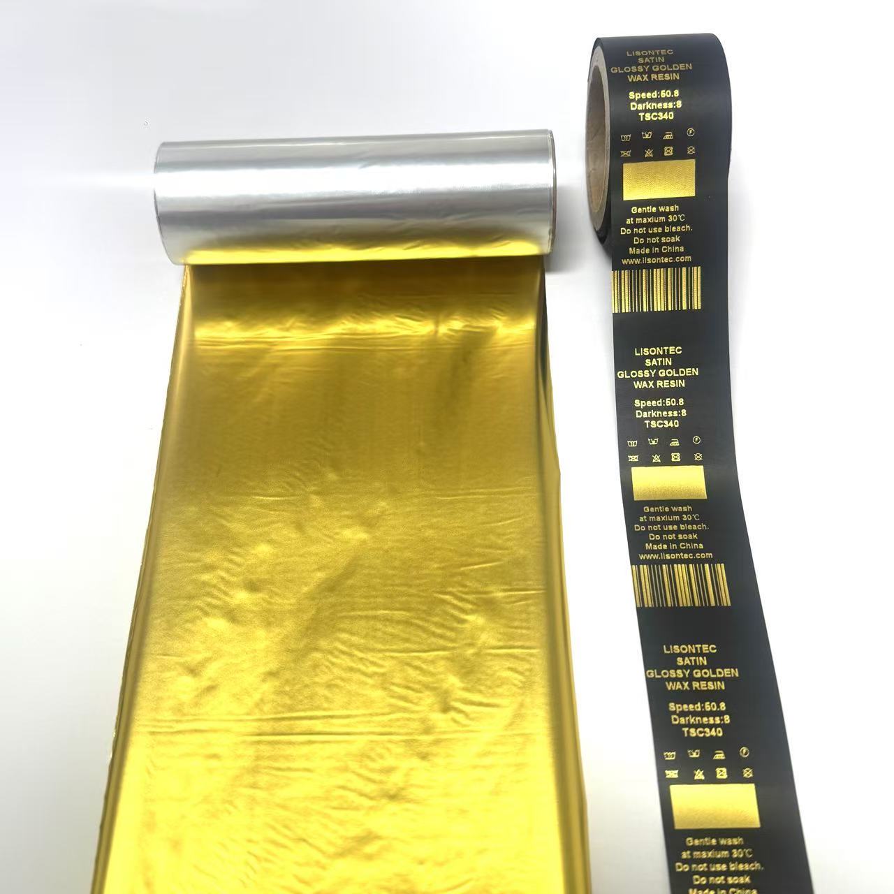 Metallic Gold Resin Ribbon