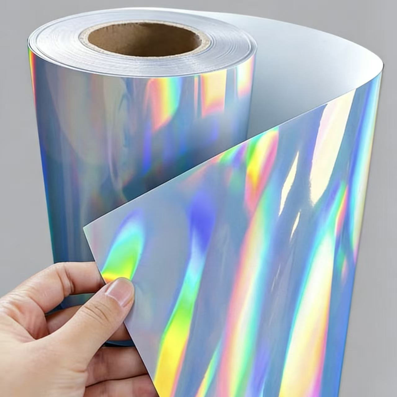 White / Clear/Hologram BOPP adhesive label