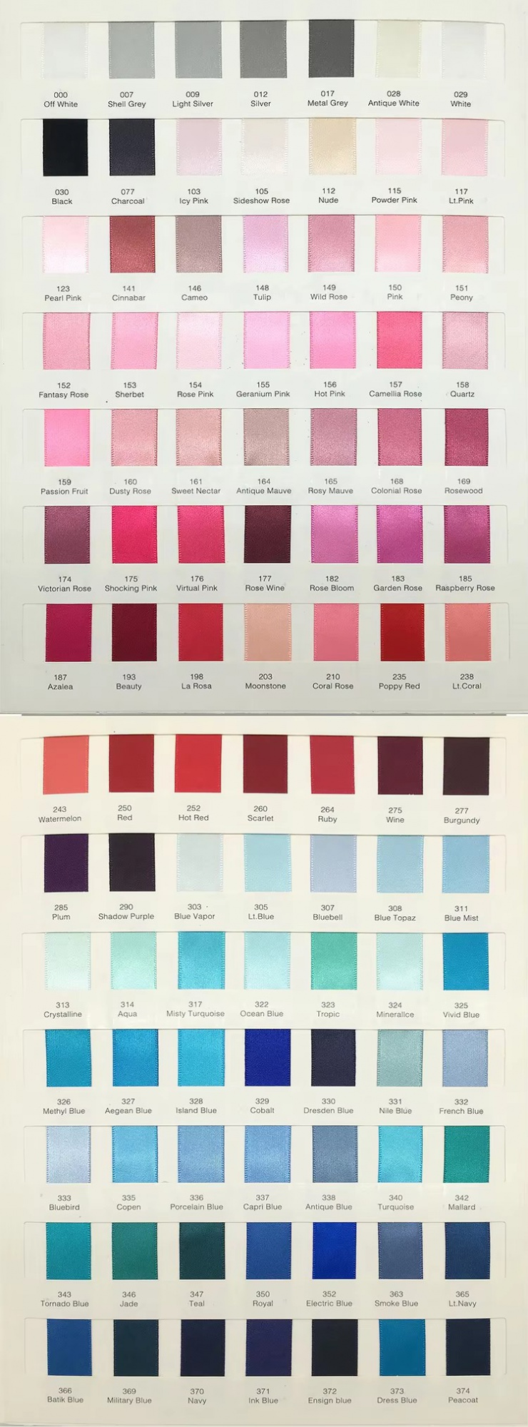 Colorful Polyester Satin
