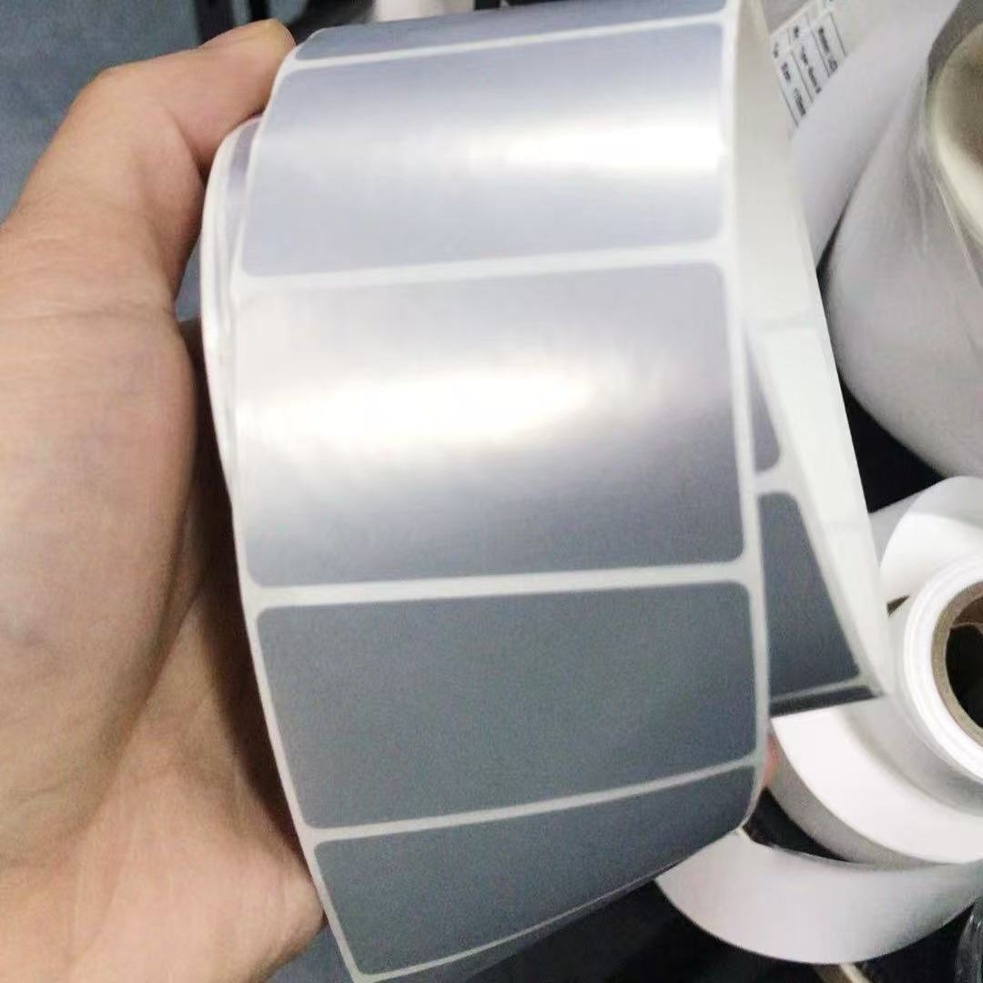 PET White /clear / silver label/holographic film
