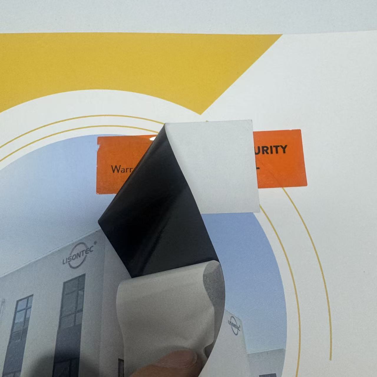 Cover-up Label Balck Glue