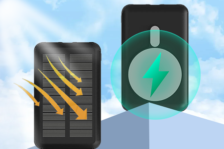 PD22.5W 15W Wirless Fast Charging Solar Power Bank