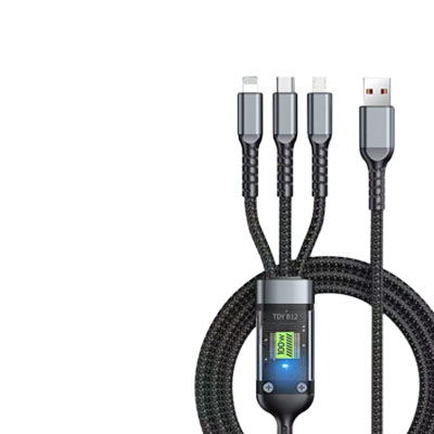100W Fast Charging Cable 3 In 1 ZL-C007