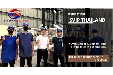 Thailand super VIP customer come to Amtop to check his machine and praise us highly