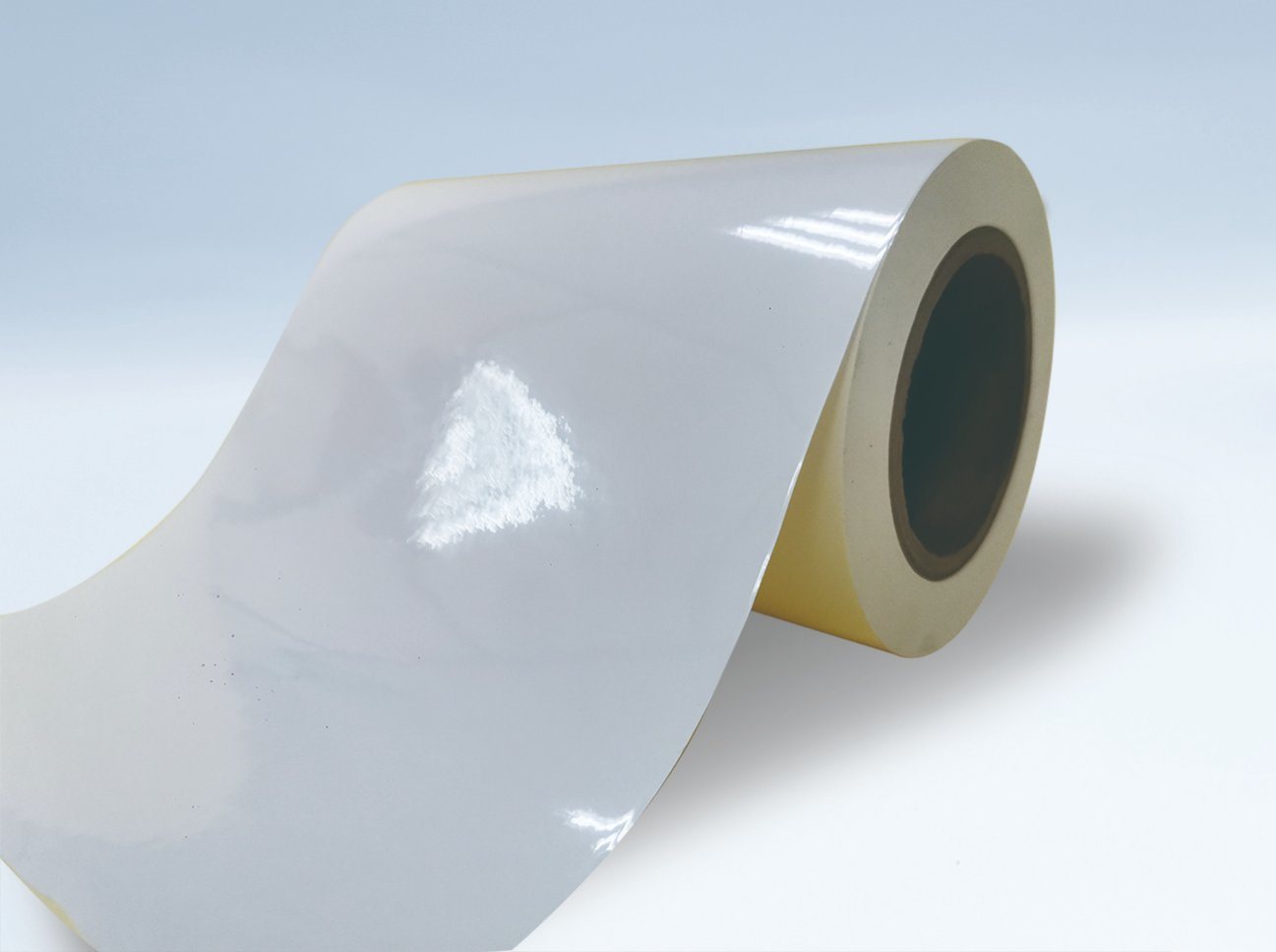 PET White /clear / silver label/holographic film