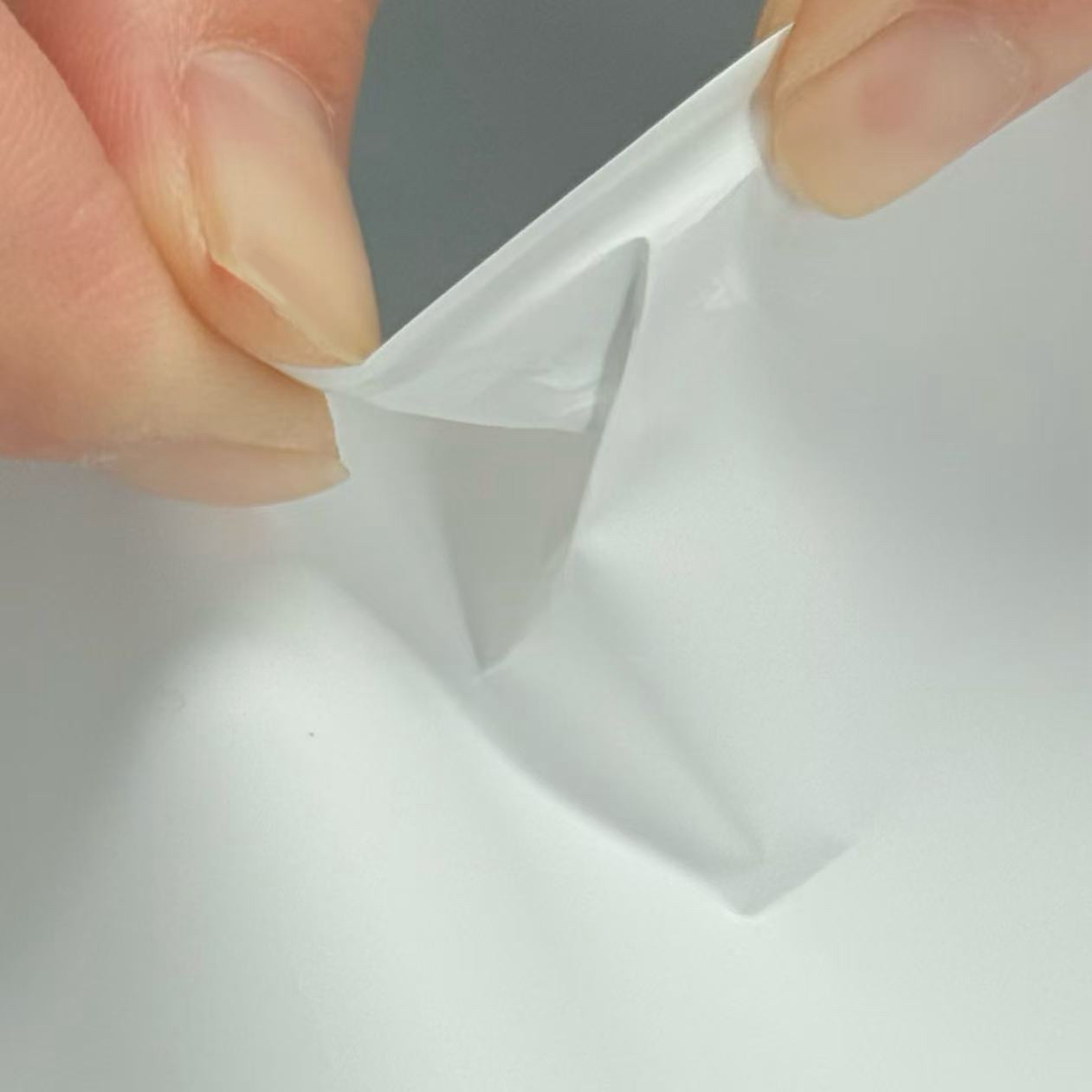 White / Clear/Hologram BOPP adhesive label