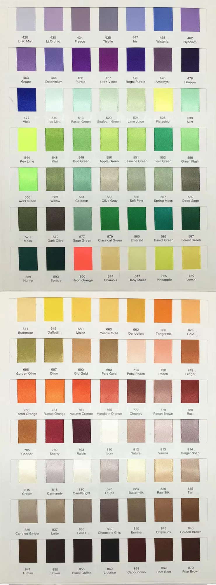 Colorful Polyester Satin