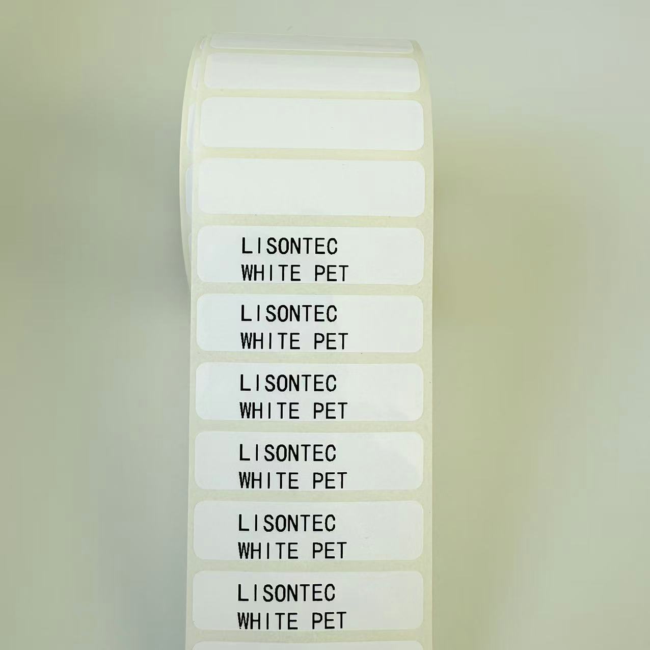 PET White /clear / silver label/holographic film