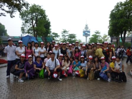 All employees of the company travel to OCT East for tourism